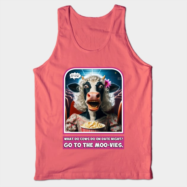 Cow Tank Top by The Design Deck